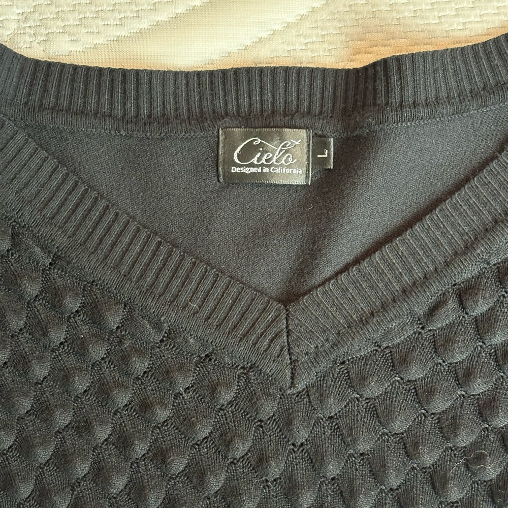 Women’s V neck sweater size L - Picture 3 of 6